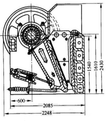 顎式破碎機(jī)結(jié)構(gòu)圖